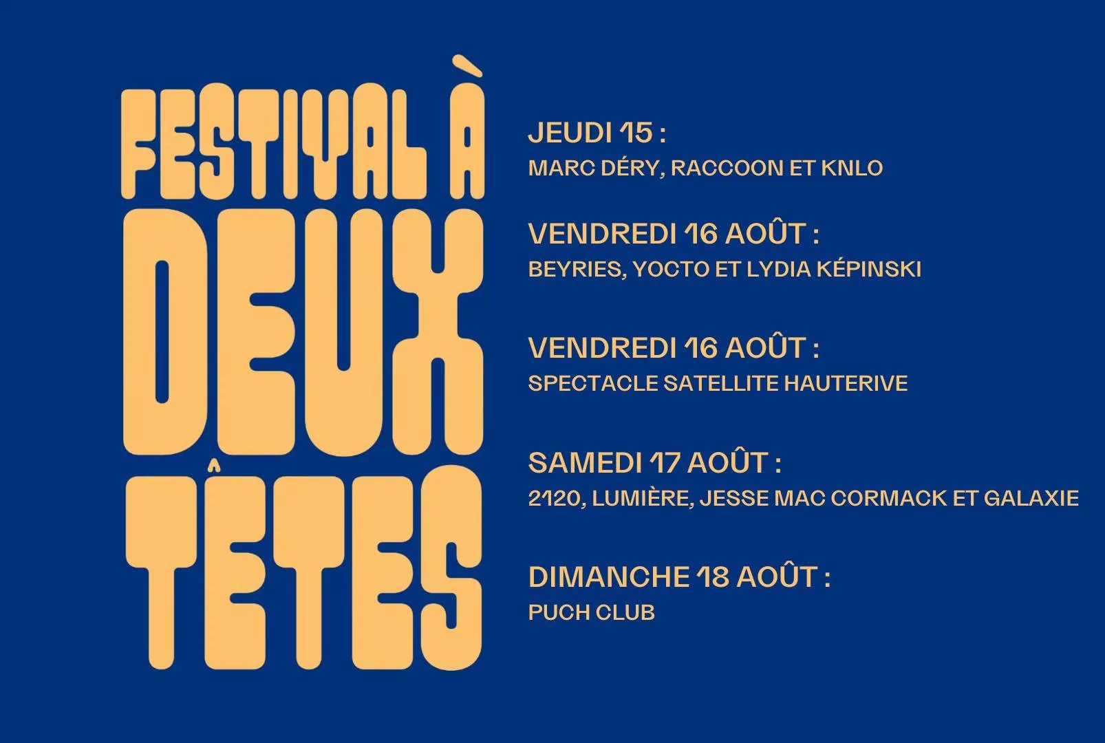 Affiche officielle 2024